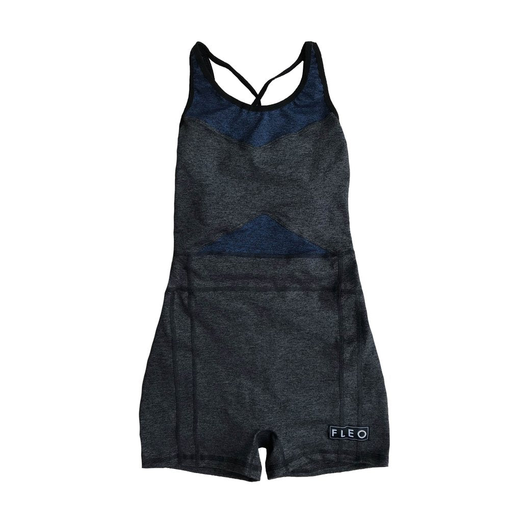FLEO Singlet (Charcoal / Blue) - 9 for 9