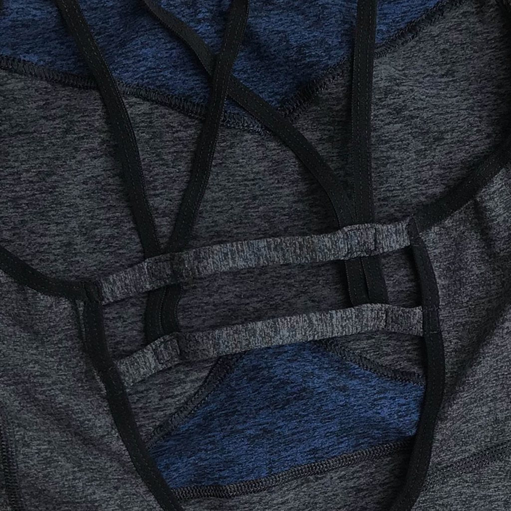 FLEO Singlet (Charcoal / Blue) - 9 for 9