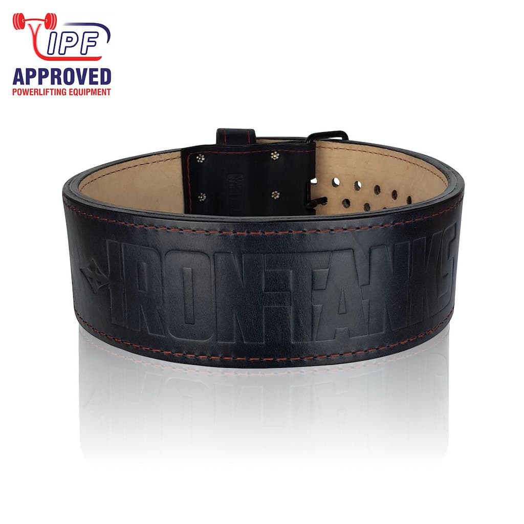 Iron Tanks Hellraiser Single Prong "Pioneer Cut™" 10/13mm Powerlifting Belt - IPF APPROVED - 9 for 9