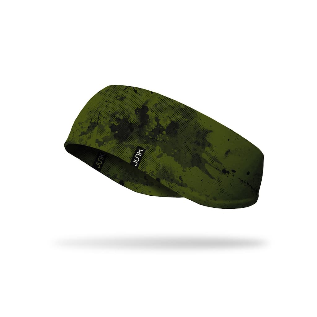 JUNK OD Green Grunge Headband (Ear Warmer) - 9 for 9