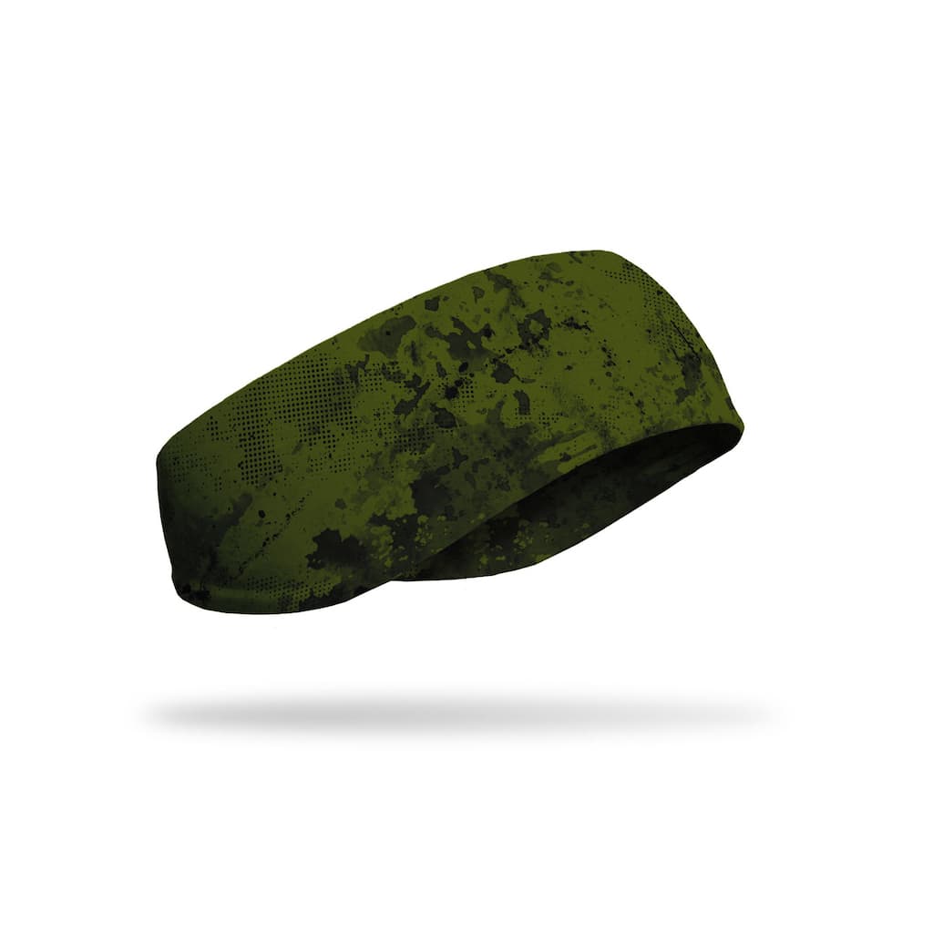 JUNK OD Green Grunge Headband (Ear Warmer) - 9 for 9