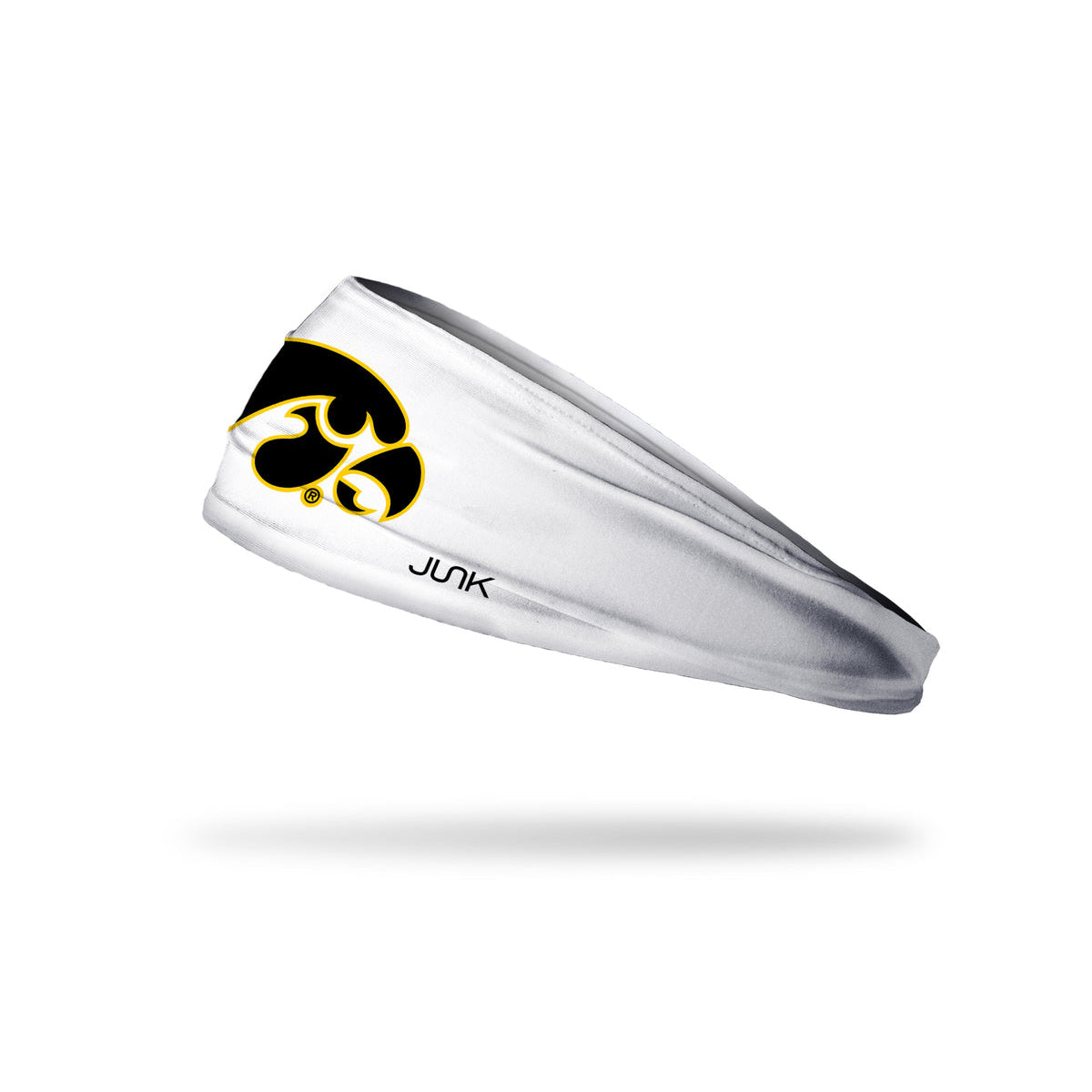JUNK University of Iowa: Tiger Hawk White Headband (Big Bang Lite)