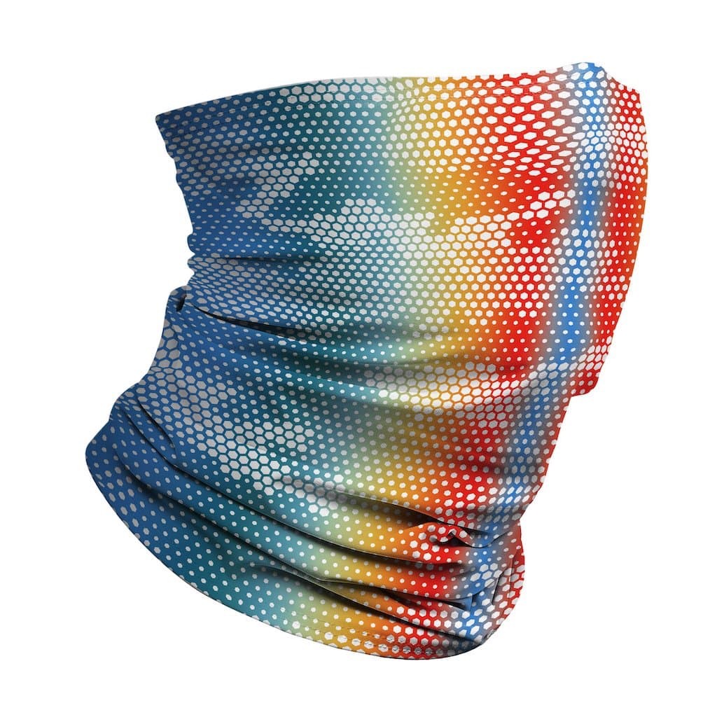 JUNK Rainbow Dot Winter Neck Gaiter - 9 for 9