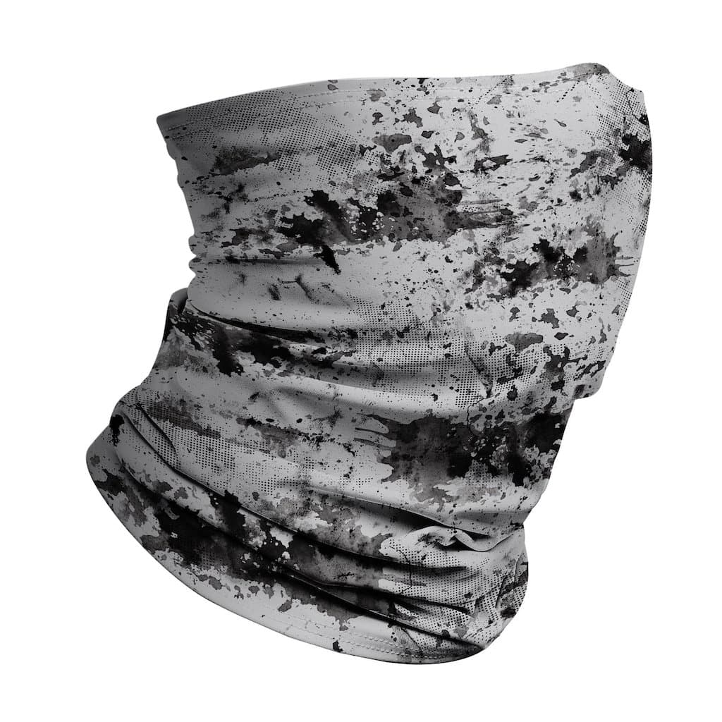 JUNK Soft Grey Grunge Winter Neck Gaiter - 9 for 9
