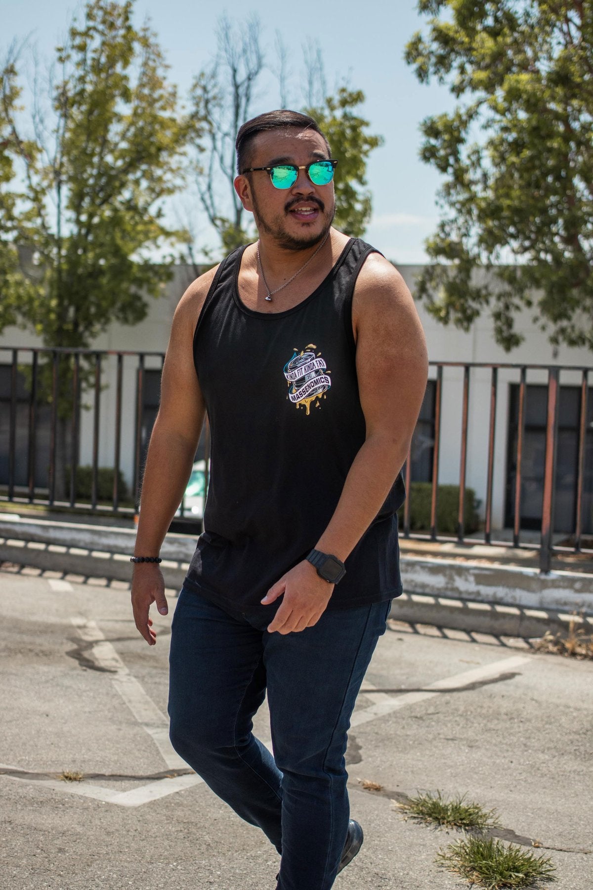 Kinda Fit Kinda Fat Collaboration: Massenomics X KFKF Keg Stand Tank - 9 for 9