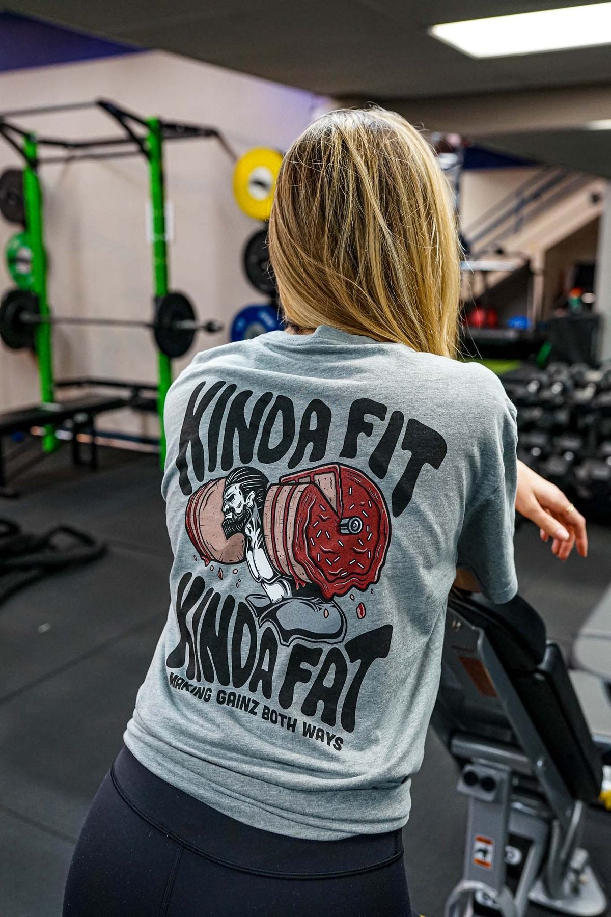 Kinda Fit Kinda Fat Choco Squat Tee - 9 for 9