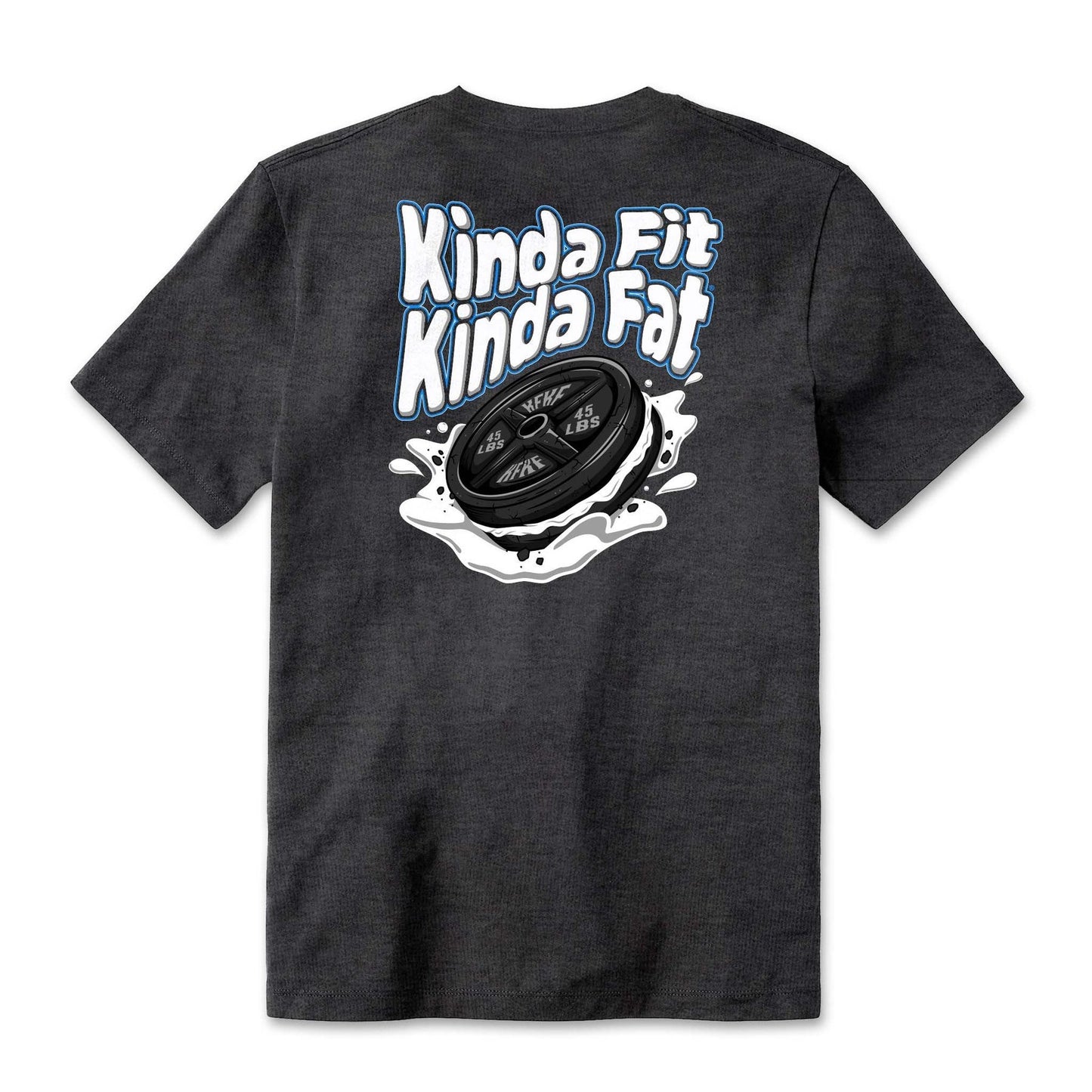 Kinda Fit Kinda Fat Cookie Sandwheych Grey Tee - 9 for 9