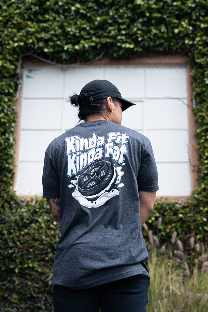 Kinda Fit Kinda Fat Cookie Sandwheych Grey Tee - 9 for 9