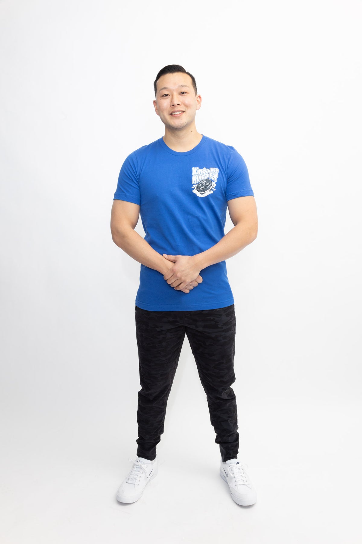 Kinda Fit Kinda Fat Cookie Sandwheych Tee (Blue)