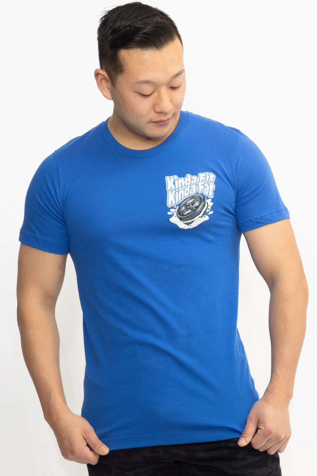 Kinda Fit Kinda Fat Cookie Sandwheych Tee (Blue)