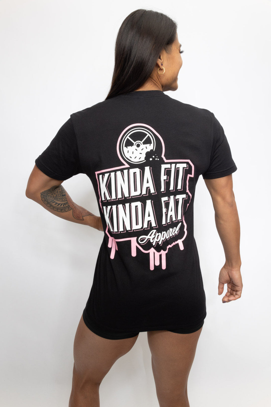 Kinda Fit Kinda Fat Drip Logo Tee