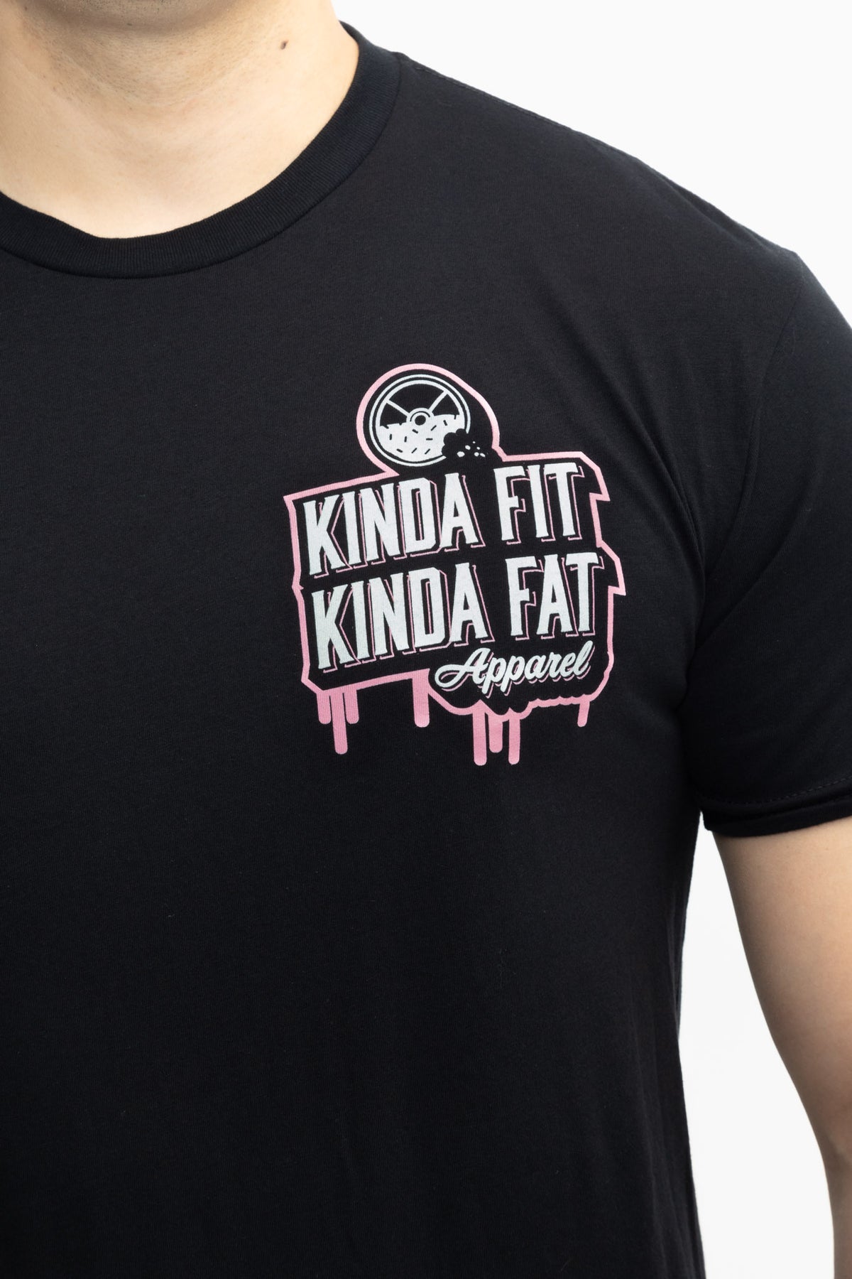 Kinda Fit Kinda Fat Drip Logo Tee