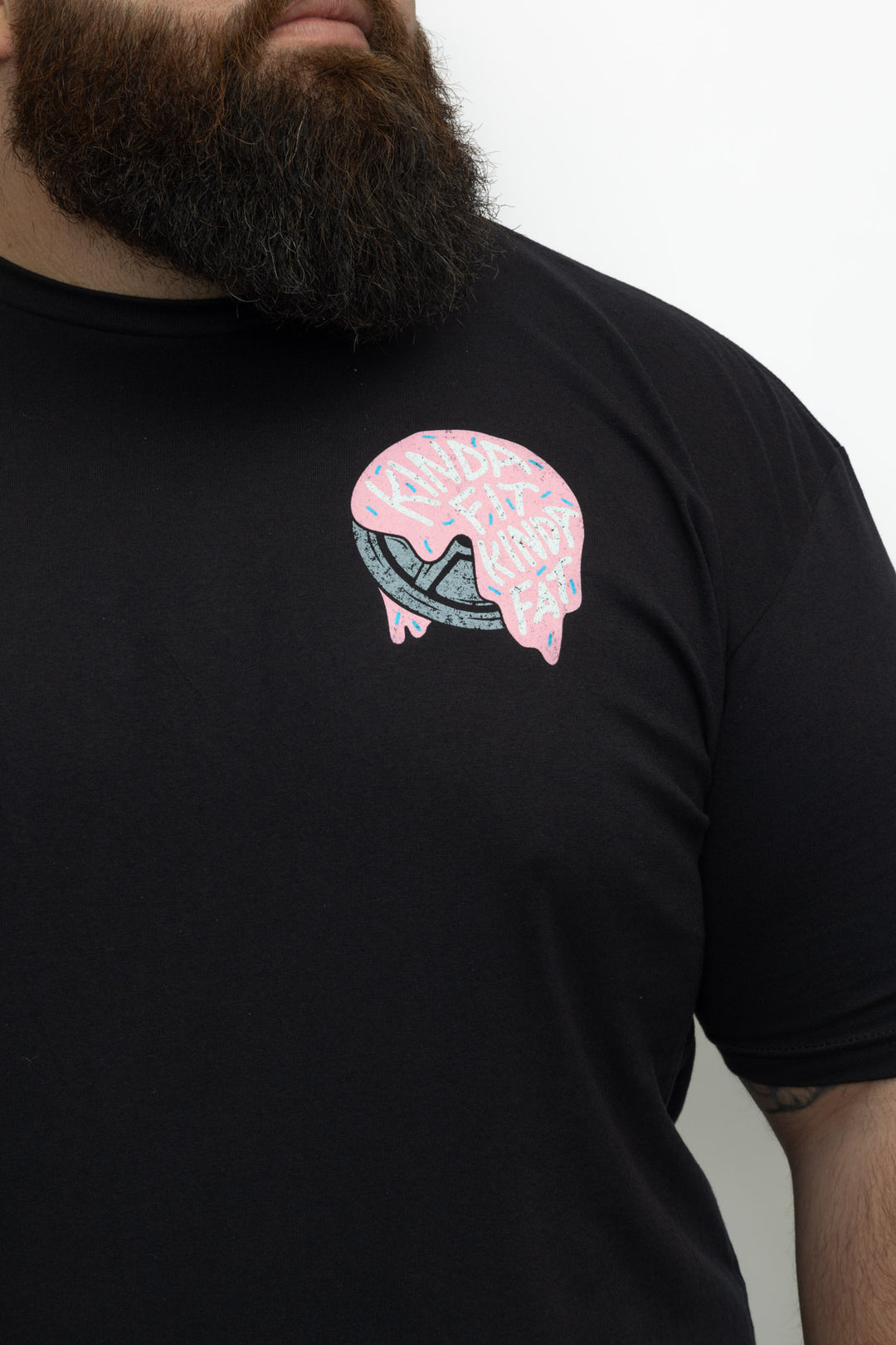 Kinda Fit Kinda Fat Frosted Plates Tee (Black)