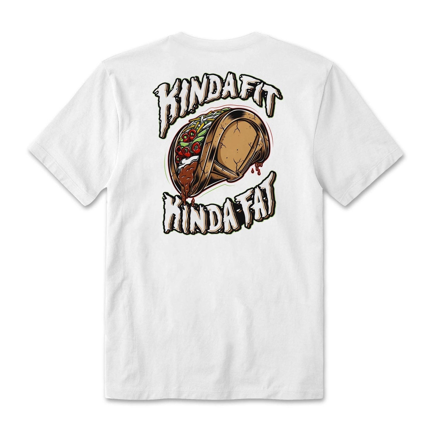 Kinda Fit Kinda Fat Taco Plate Tee - 9 for 9