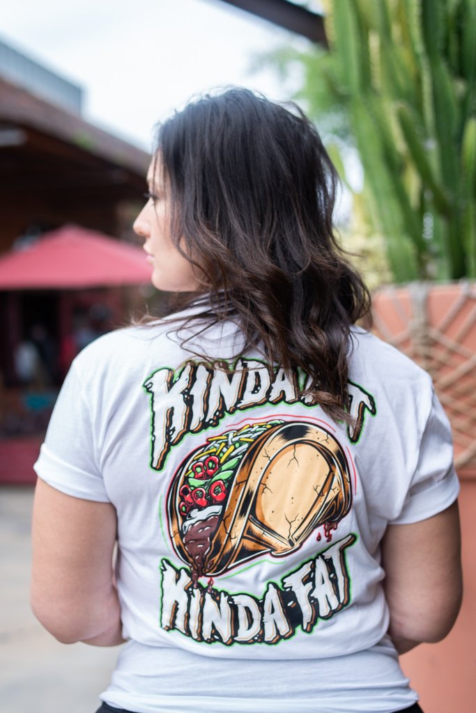 Kinda Fit Kinda Fat Taco Plate Tee - 9 for 9