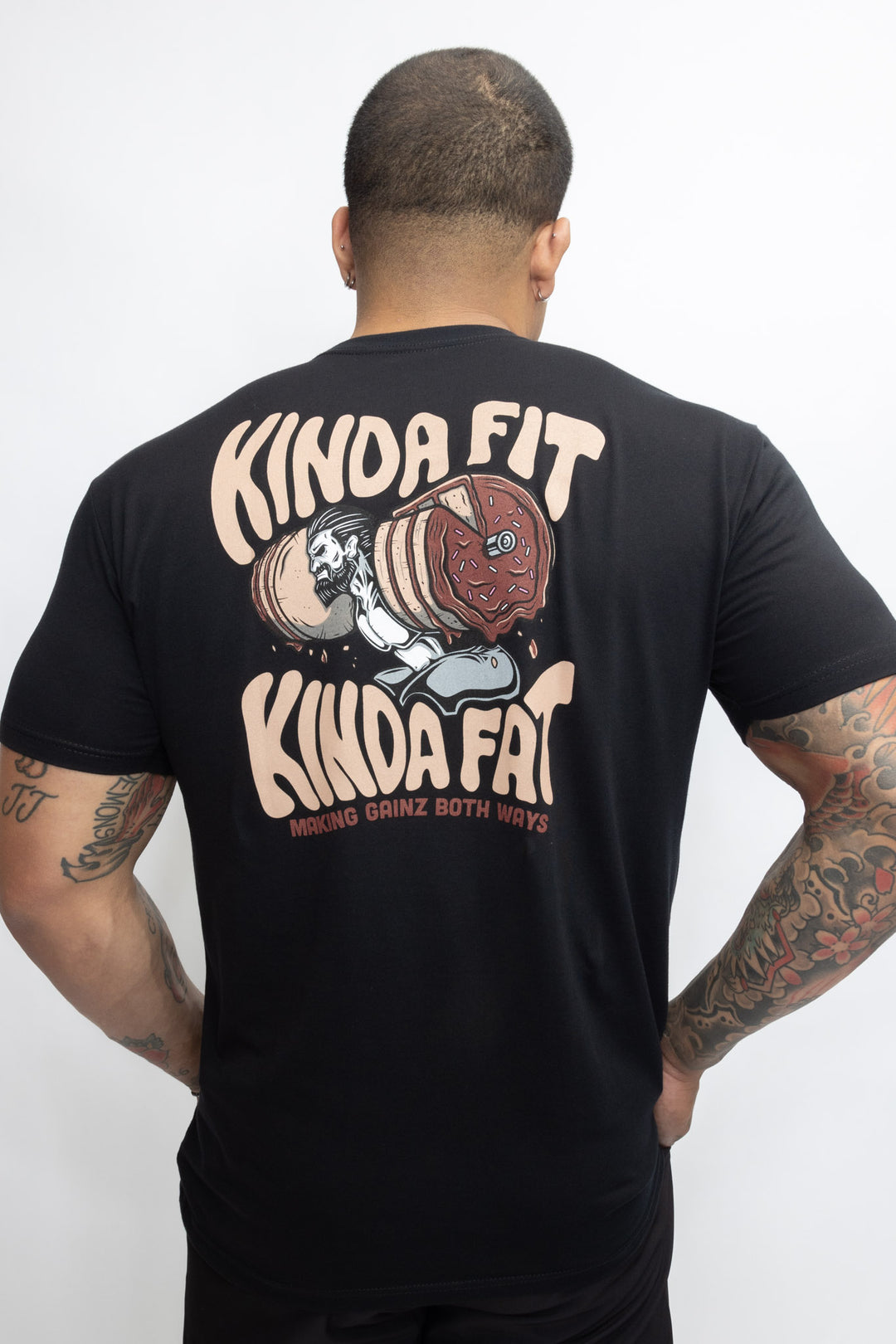 Kinda Fit Kinda Fat Choco Squat Tee (Black)