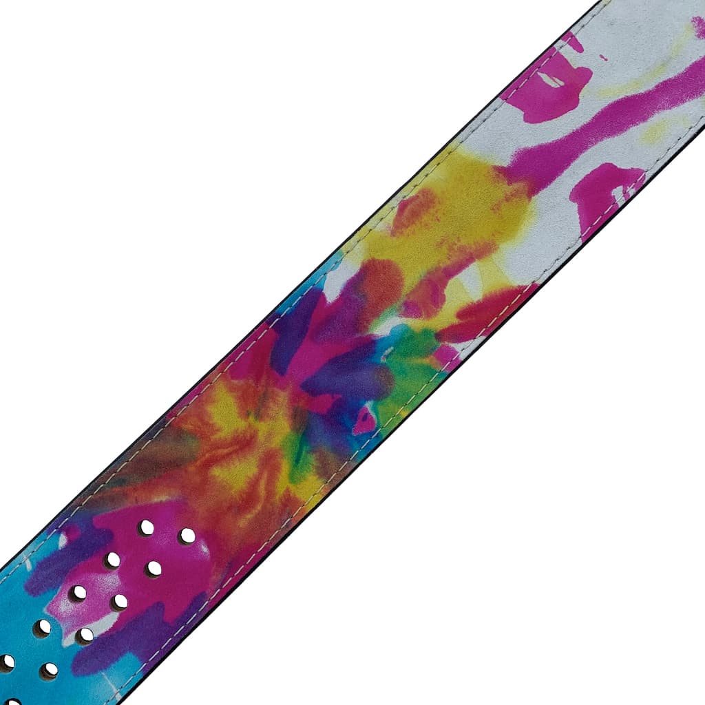 Pioneer Cut™ Powerlifting – 10mm thick – 3" / 4" wide (Tie-dye suede) - 9 for 9