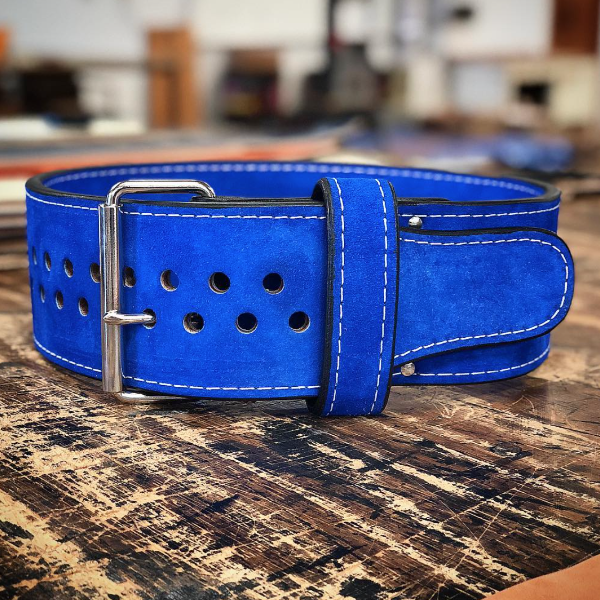 Pioneer Cut™ Powerlifting Belt – 13mm thick – 4" wide (Single Colour Suede) - 9 for 9