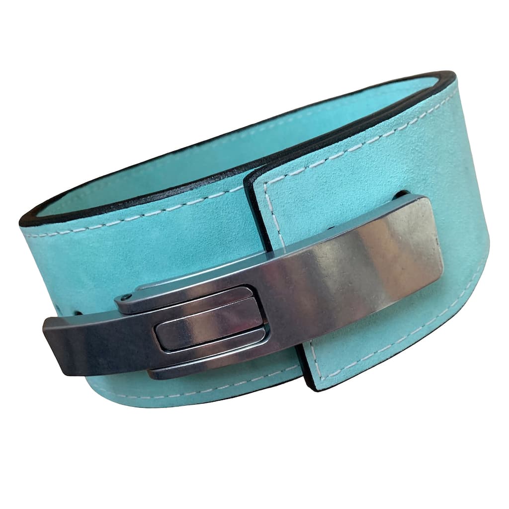 Pioneer Fitness Powerlifting Lever Belt – 13mm thick – 4" wide (Single Colour Suede) - 9 for 9