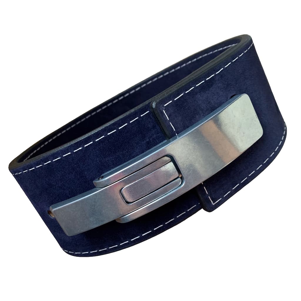 Pioneer Fitness Powerlifting Lever Belt – 13mm thick – 4" wide (Single Colour Suede) - 9 for 9
