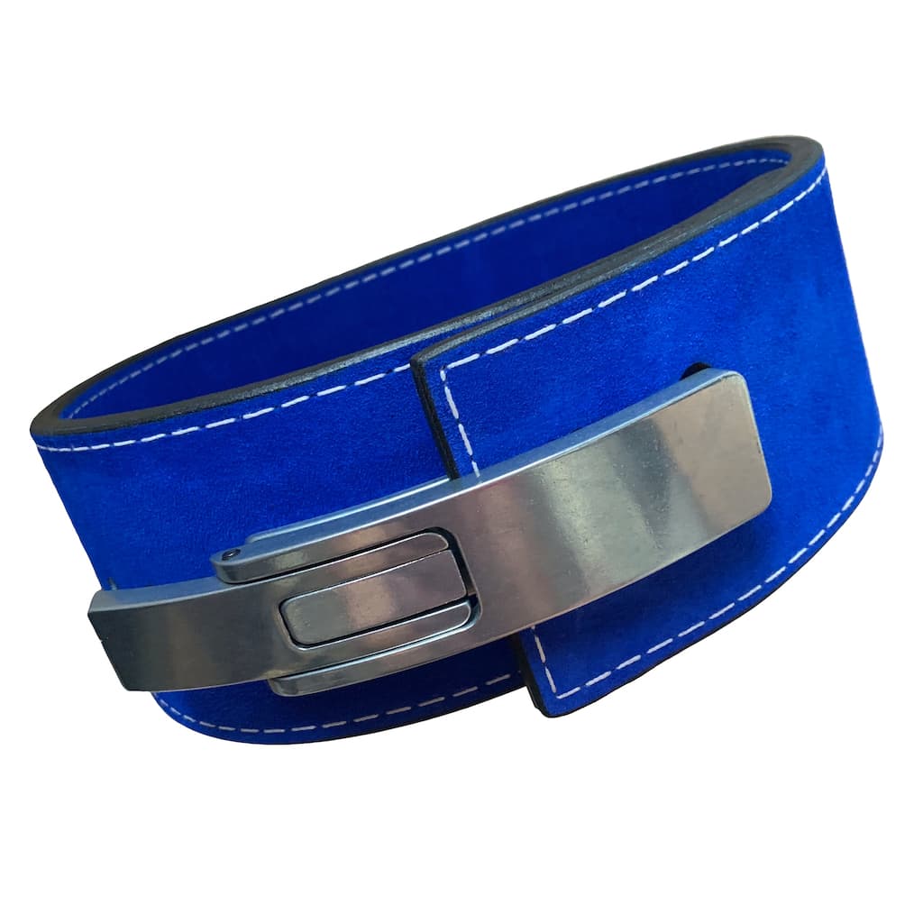 Pioneer Fitness Powerlifting Lever Belt – 13mm thick – 4" wide (Single Colour Suede) - 9 for 9