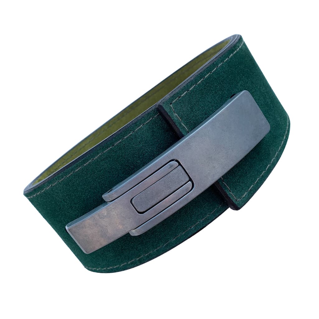 Pioneer Fitness Powerlifting Lever Belt – 13mm thick – 4" wide (Two Tone Suede) - 9 for 9