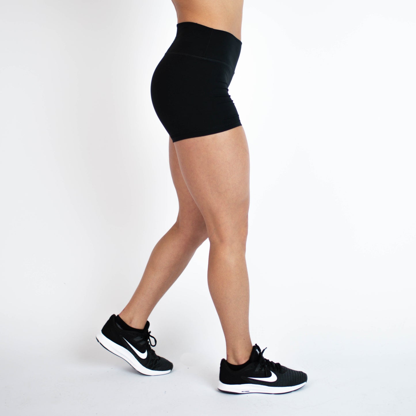 FLEO Black Shorts (Power Mid High)