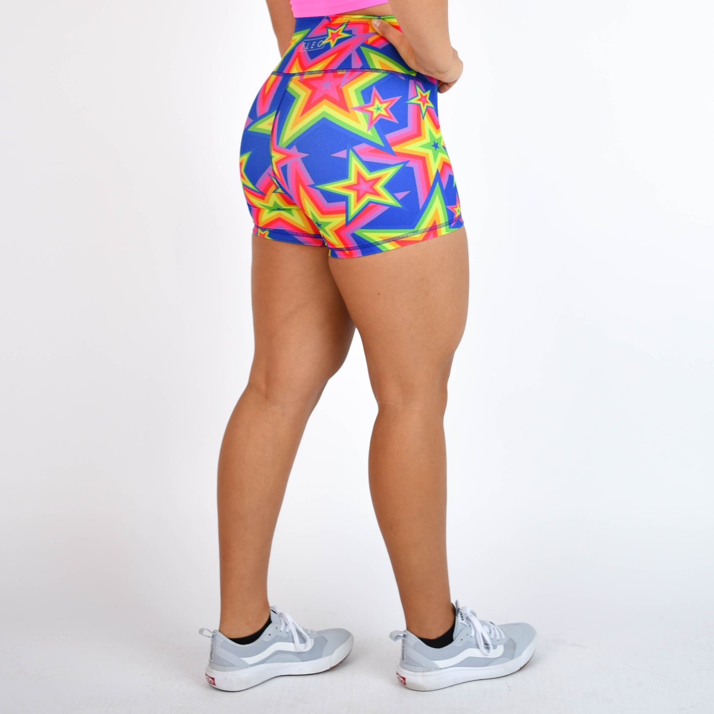FLEO Stars Pink Shorts (V Waistband)