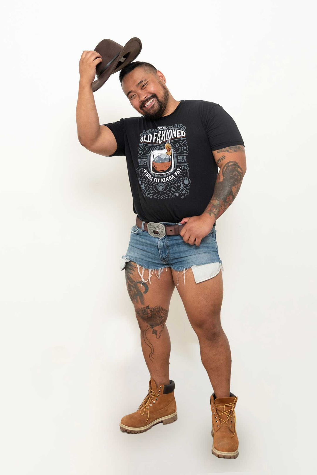 Kinda Fit Kinda Fat Atlas Old Fashioned Tee