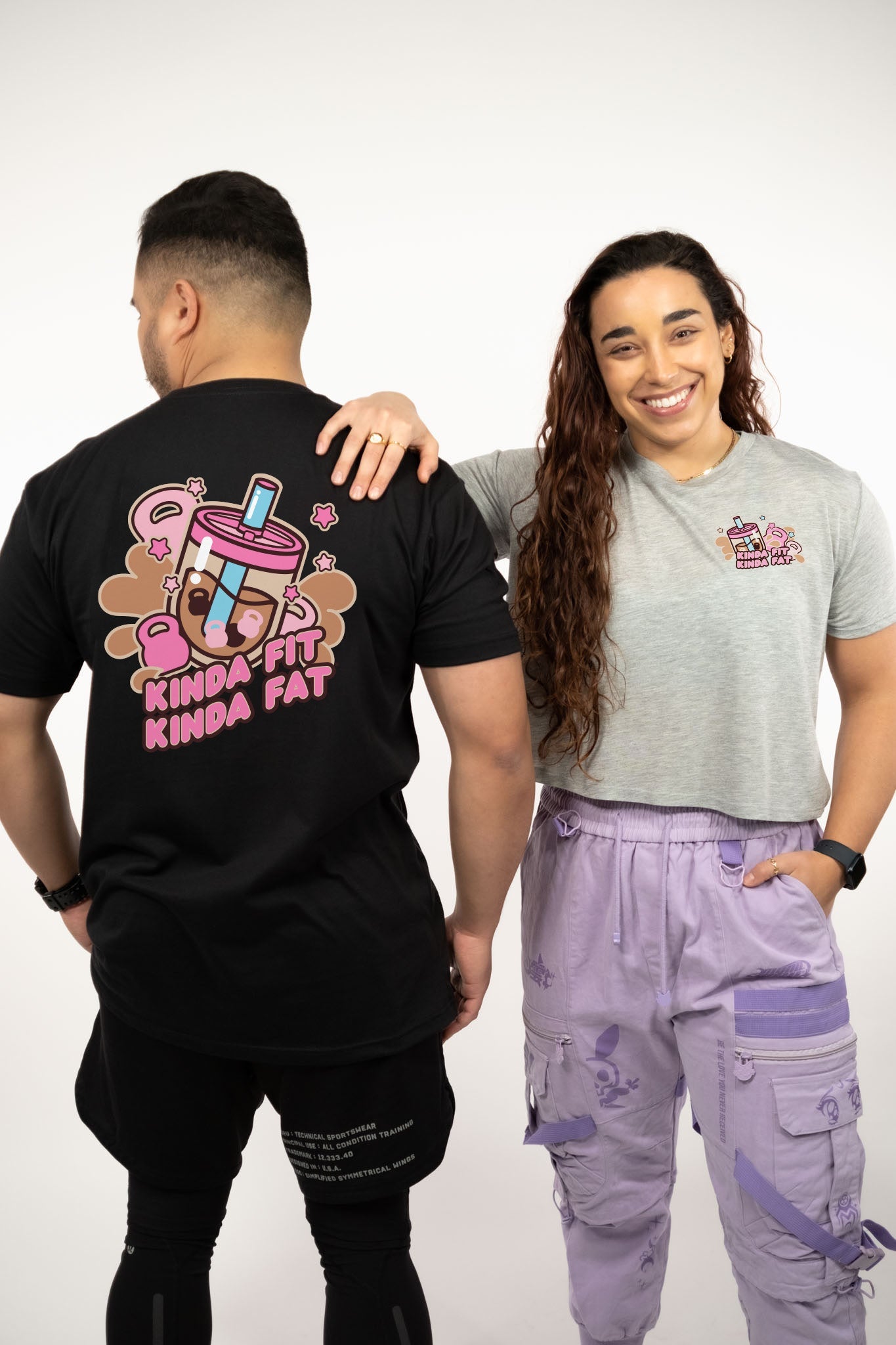 Kinda Fit Kinda Fat Boba Bulk Tea Tee