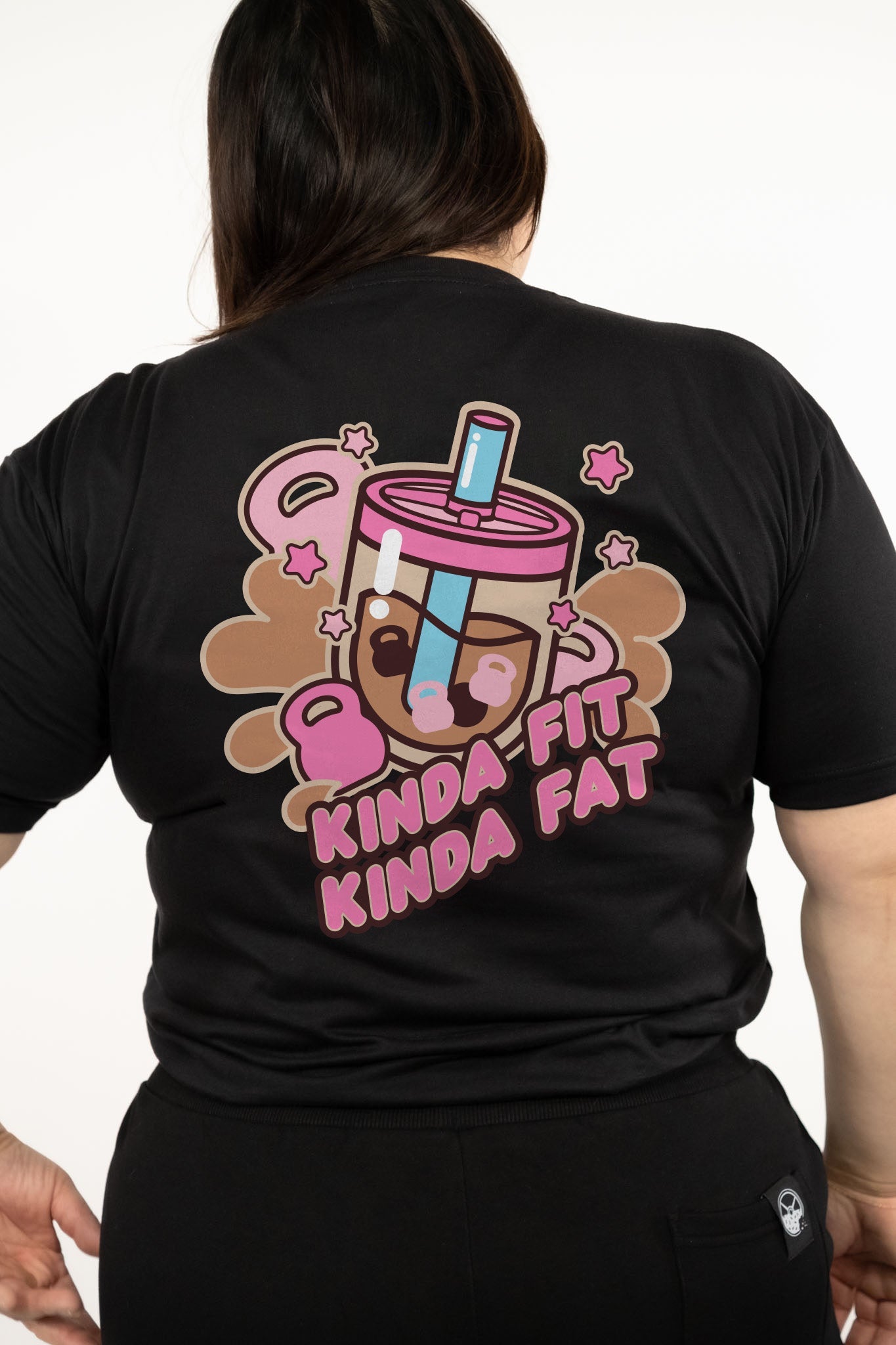 Kinda Fit Kinda Fat Boba Bulk Tea Tee