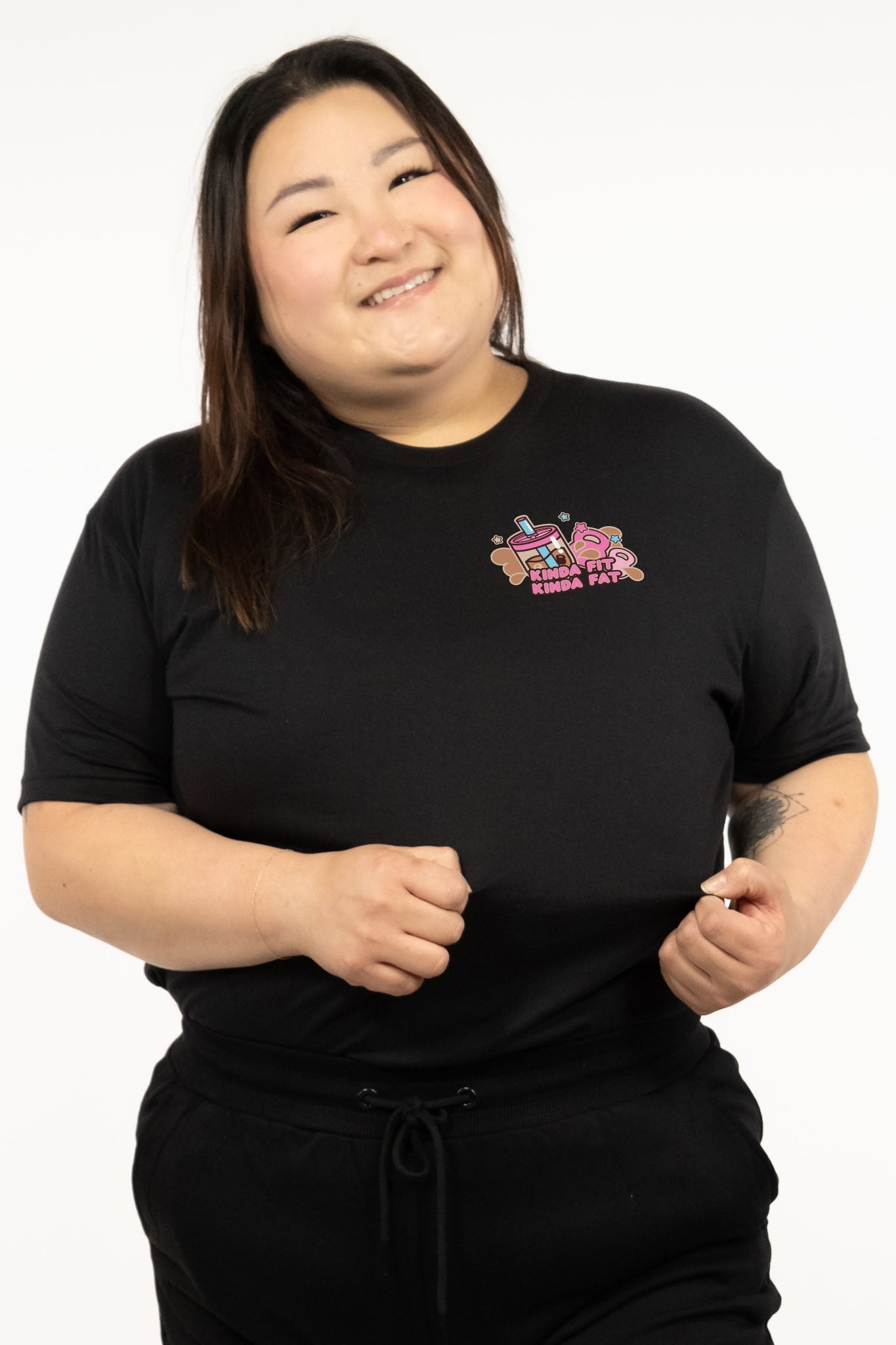 Kinda Fit Kinda Fat Boba Bulk Tea Tee