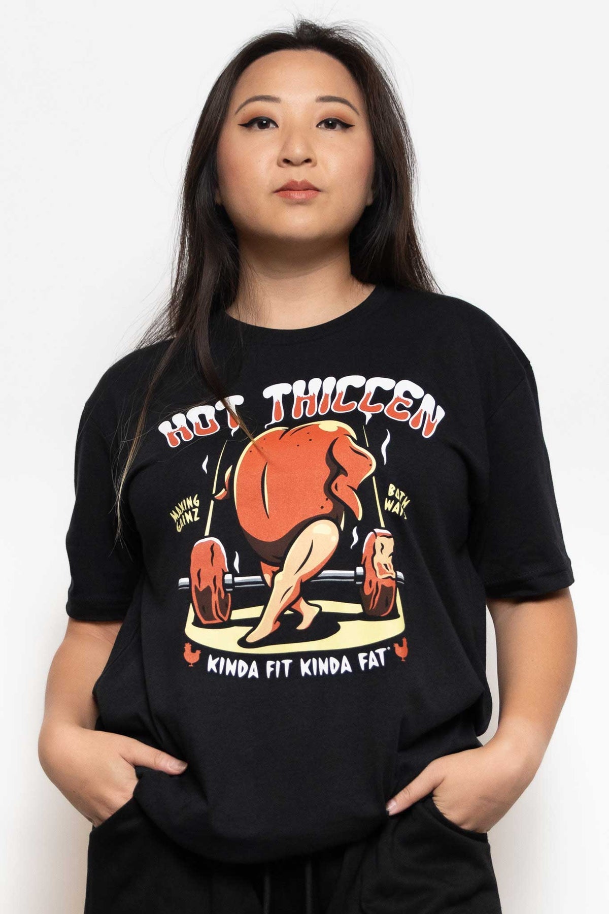 Kinda Fit Kinda Fat Hot Thiccen Tee