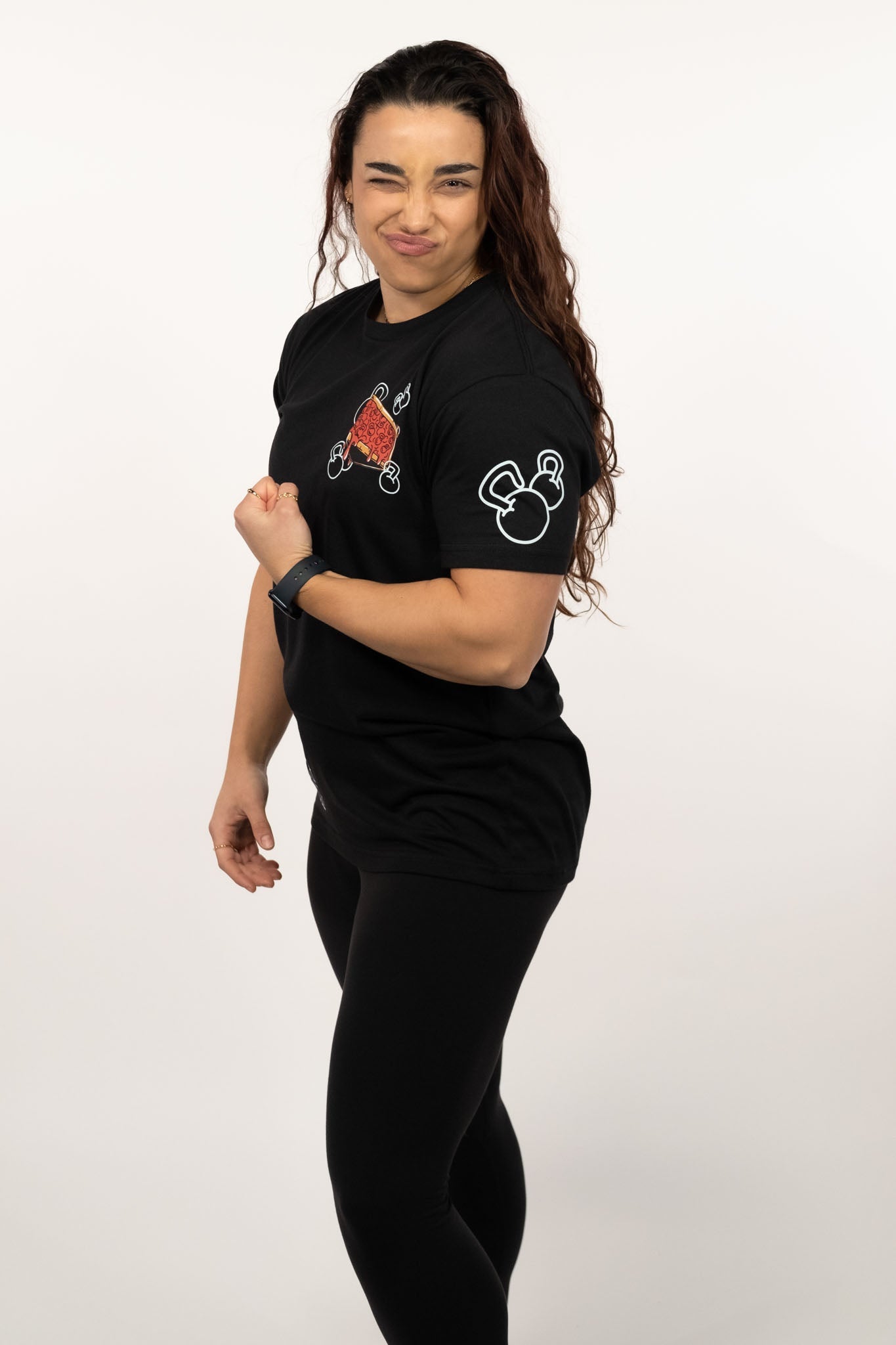 Kinda Fit Kinda Fat In Gainz We Crust Tee (Black)