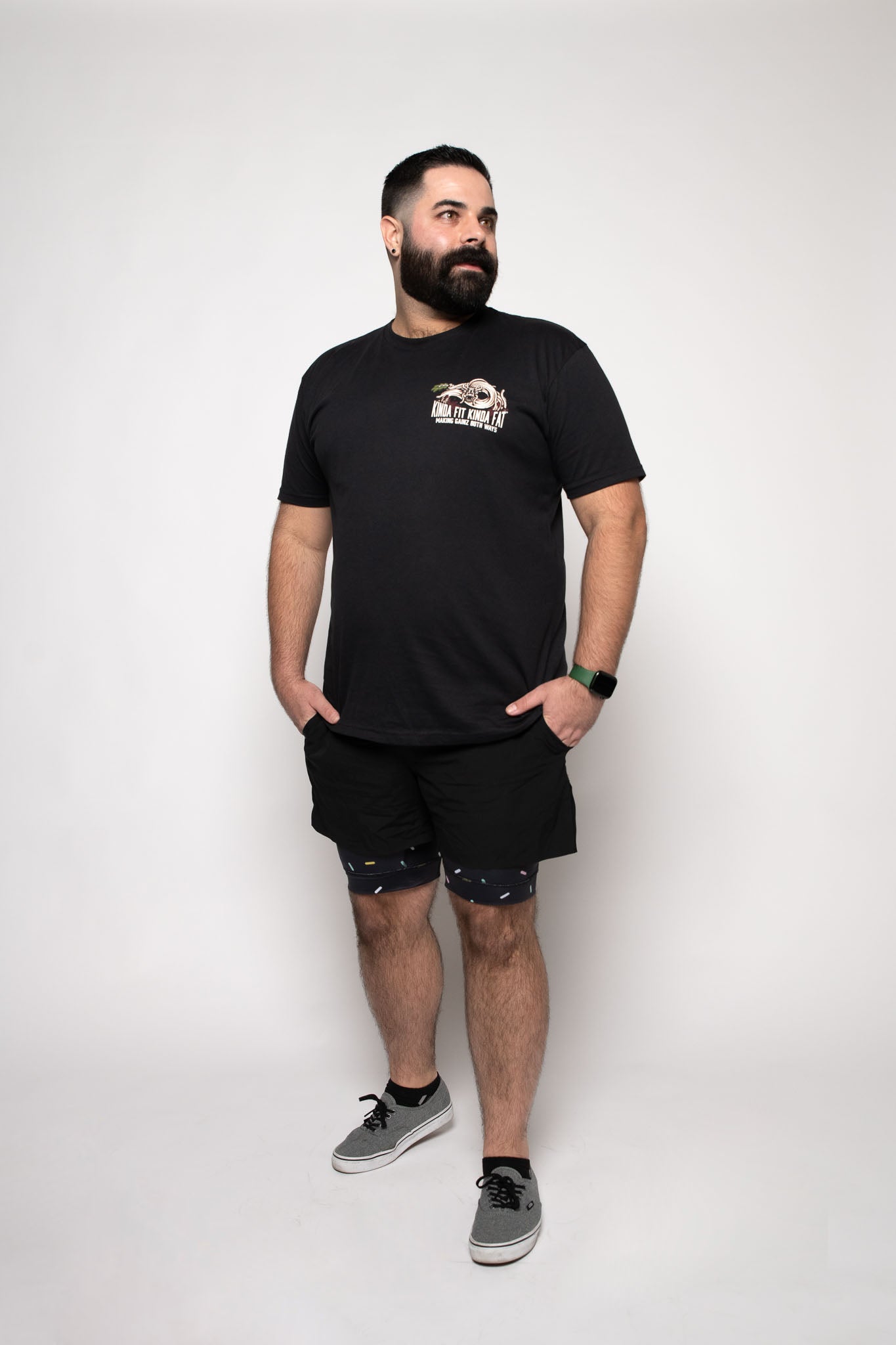 Kinda Fit Kinda Fat The Iron Hot Pot Tee (Black)