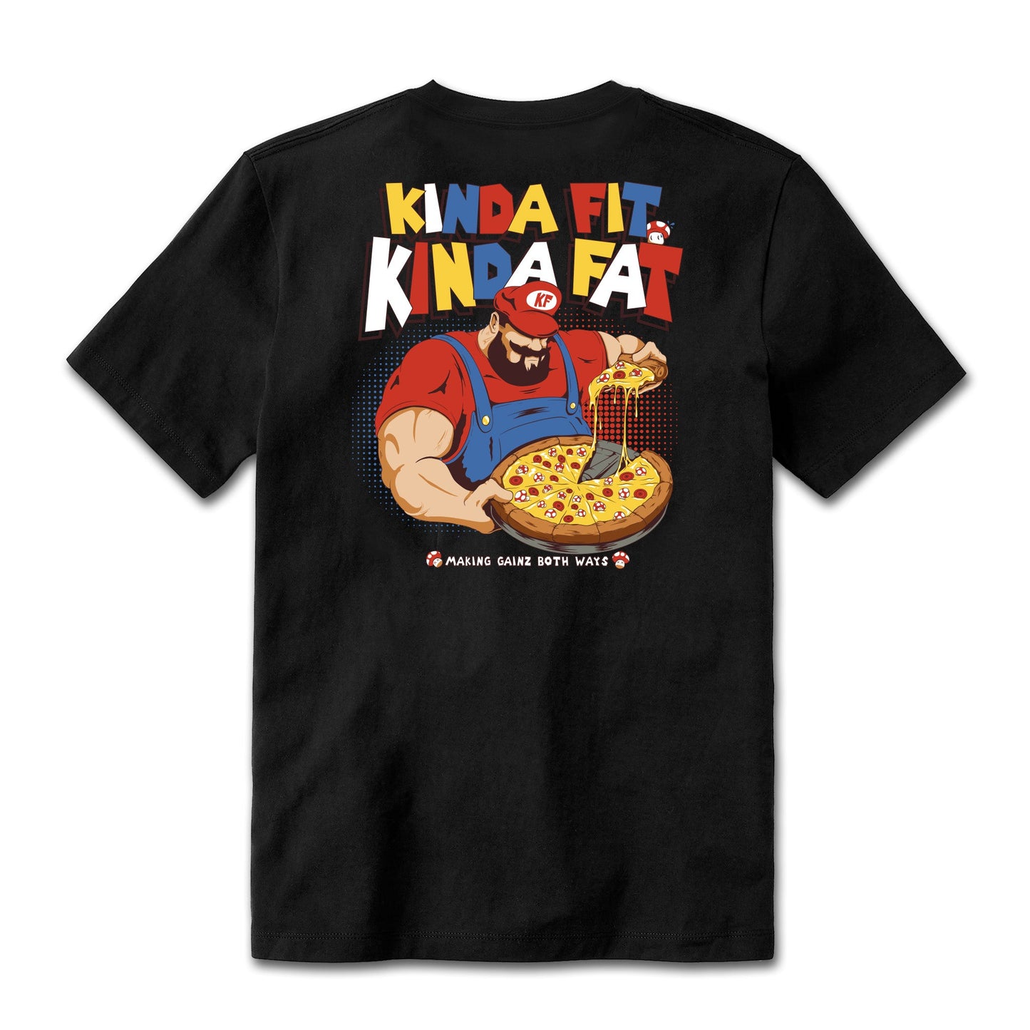 Kinda Fit Kinda Fat Let's-A Grow Tee (Black)