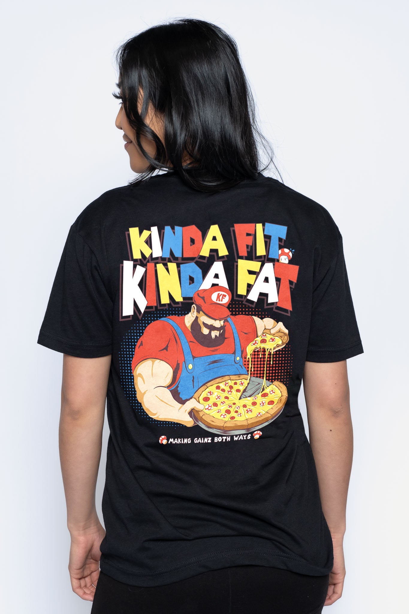 Kinda Fit Kinda Fat Let's-A Grow Tee (Black)