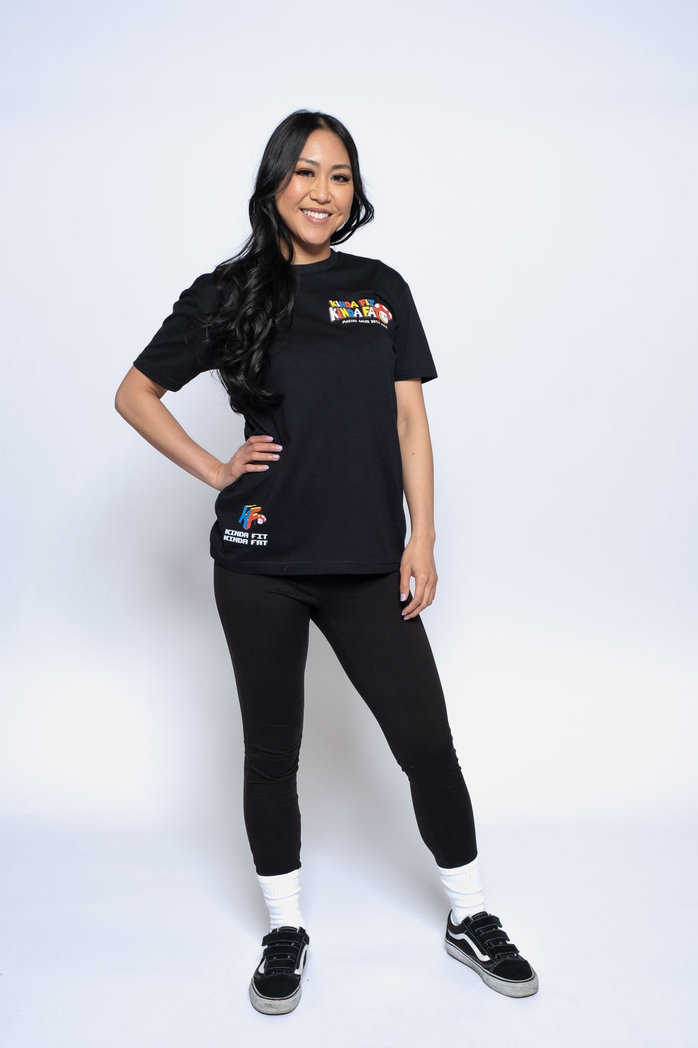 Kinda Fit Kinda Fat Let's-A Grow Tee (Black)