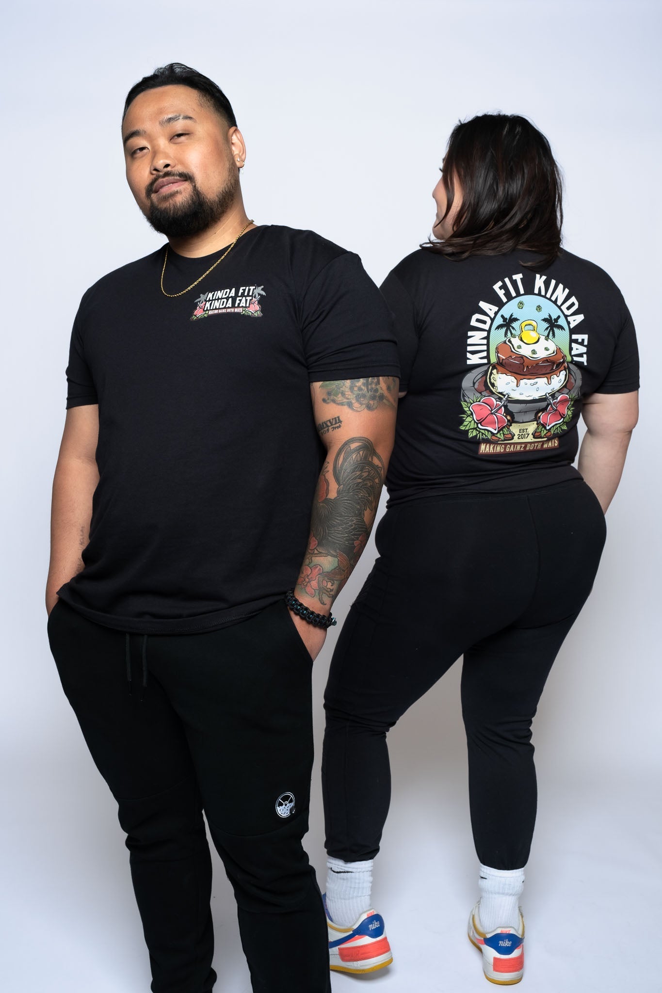 Kinda Fit Kinda Fat Loco Moco Gainz Tee