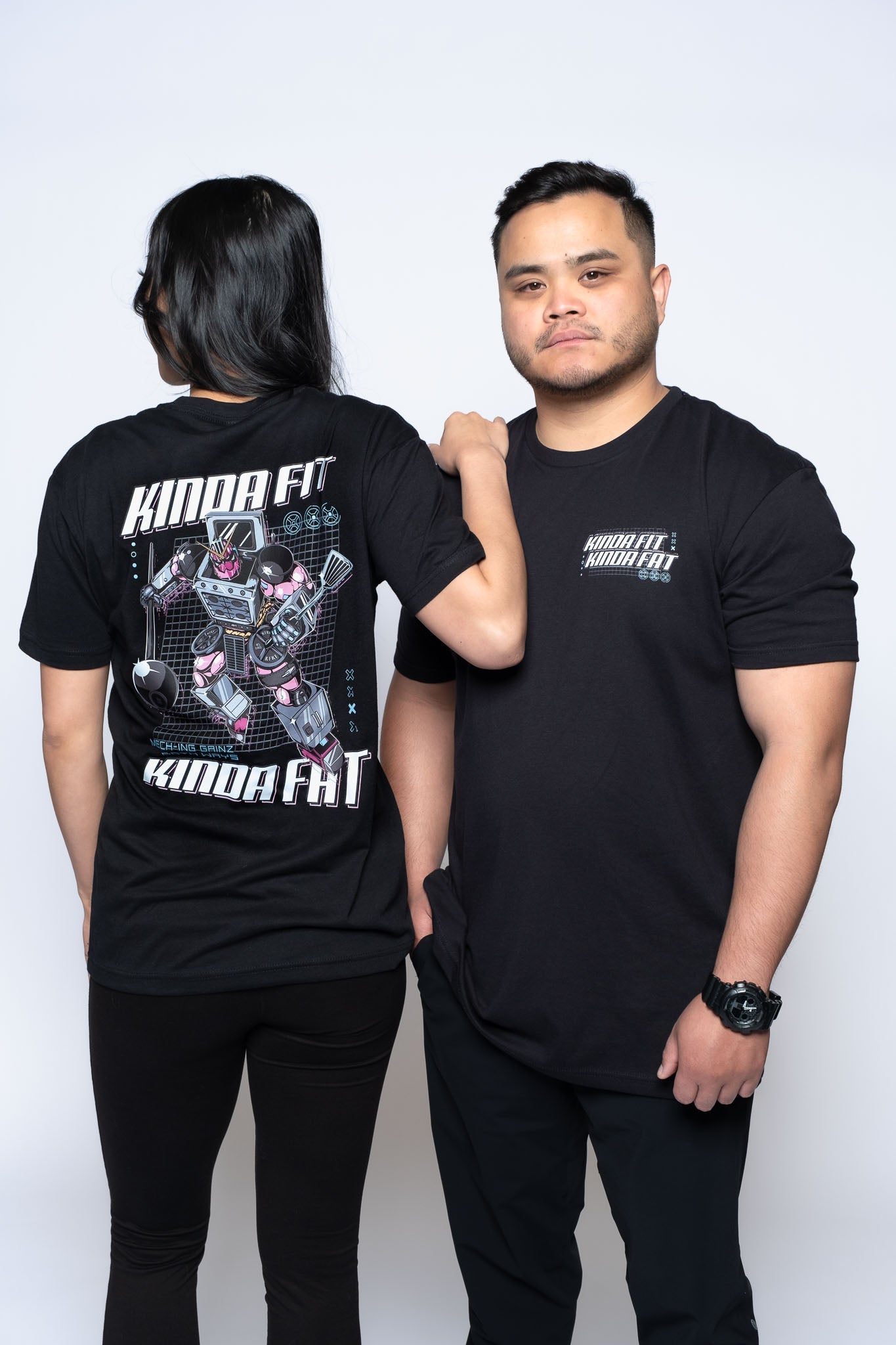 Kinda Fit Kinda Fat Meching Gainz Tee