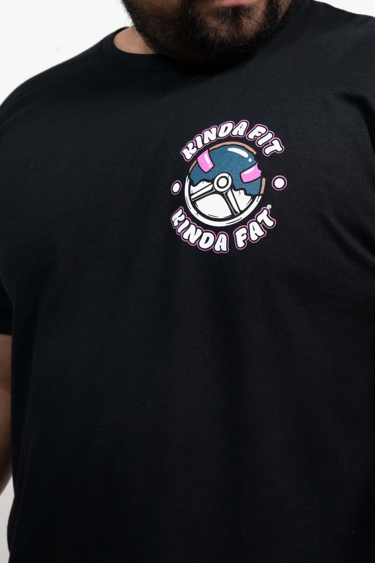 Kinda Fit Kinda Fat MoreChomp Tee (Black)