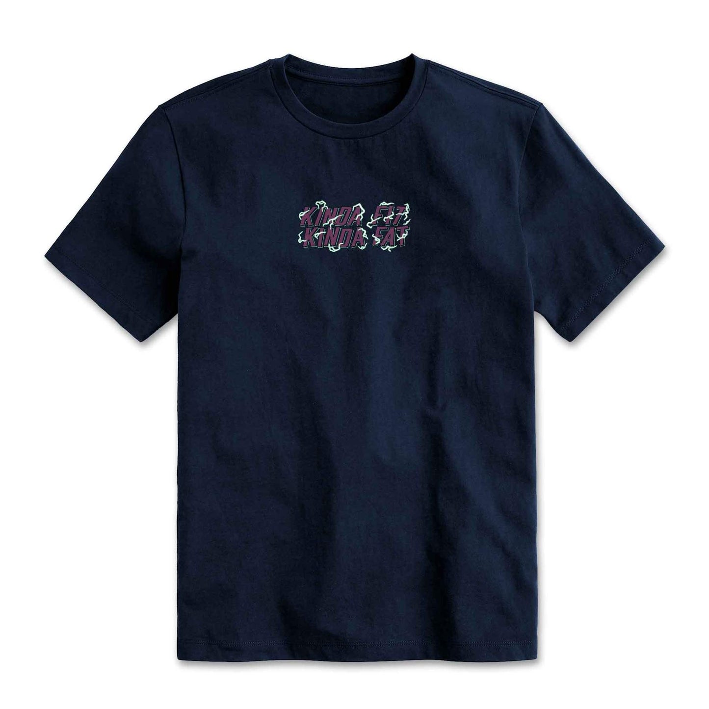 Kinda Fit Kinda Fat Strongmanime Tee (Blue)