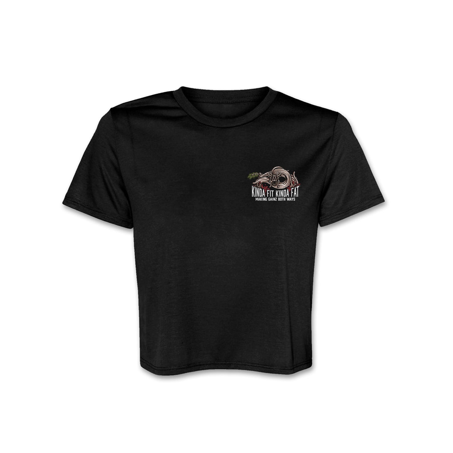 Kinda Fit Kinda Fat The Iron Hot Pot Cropped Tee