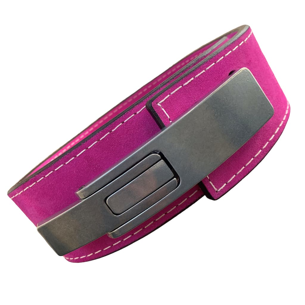 Pioneer Fitness Powerlifting Lever Belt – 10mm thick – 3" wide (Single Colour Suede) - 9 for 9