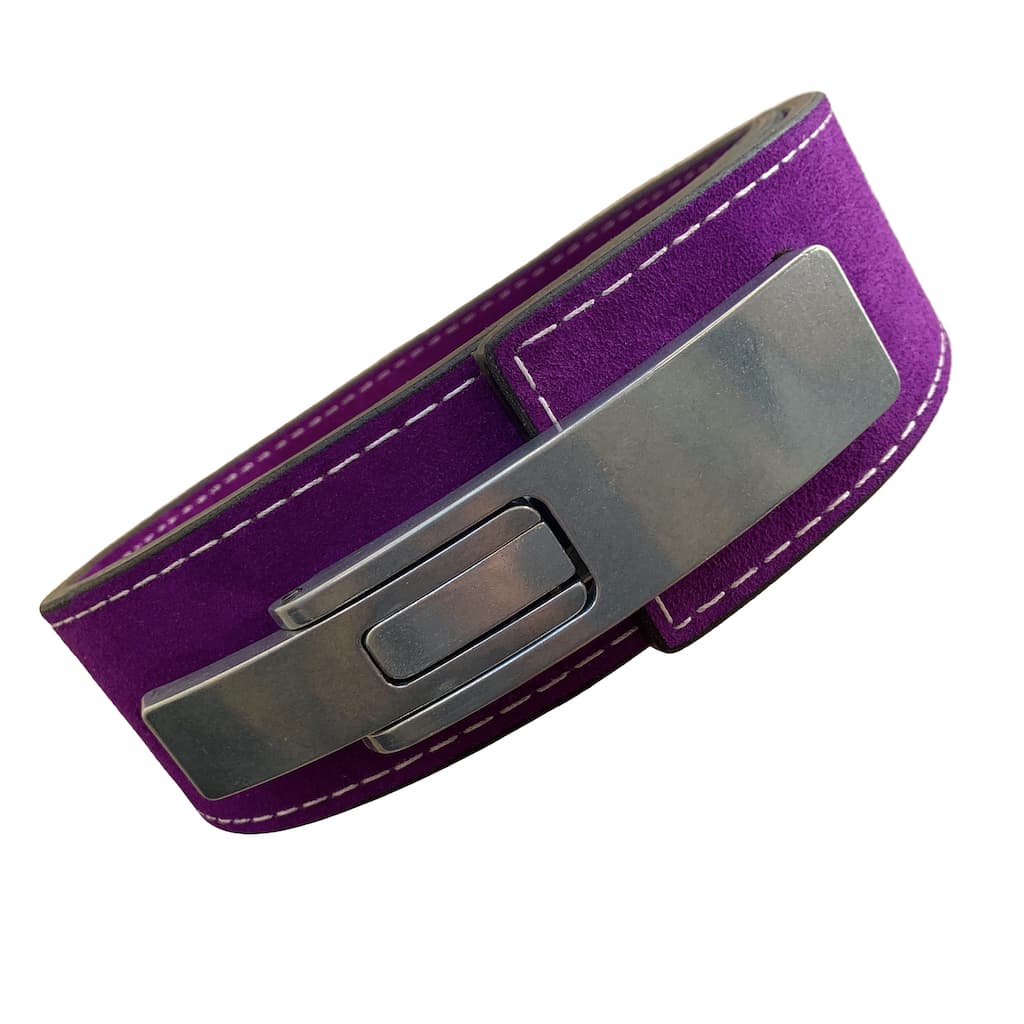 Pioneer Fitness Powerlifting Lever Belt – 10mm thick – 3" wide (Single Colour Suede) - 9 for 9