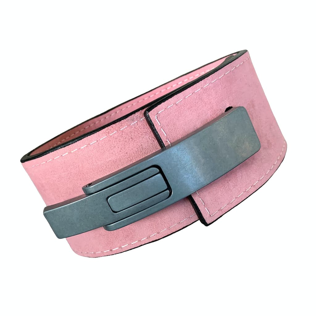 Pioneer Fitness Powerlifting Lever Belt – 13mm thick – 4" wide (Single Colour Suede) - 9 for 9