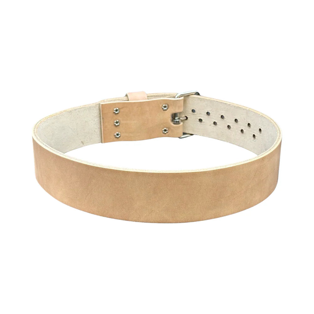 Pioneer Cut Powerlifting Belt – 6.5mm thick – 3" wide (Treated Leather)