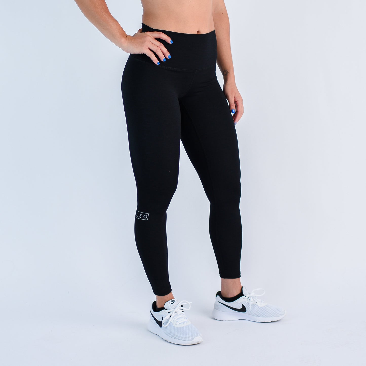 FLEO El Toro 25" Black Leggings (Rib)