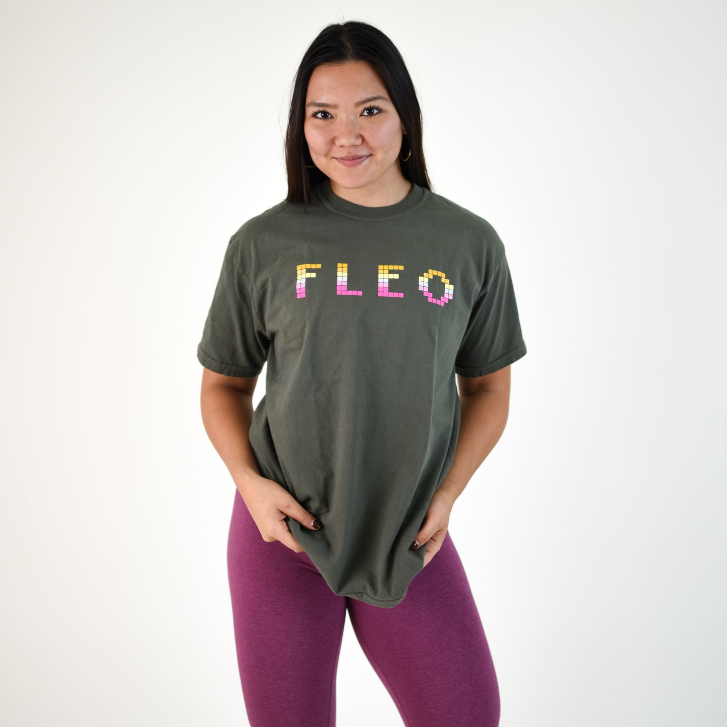 FLEO Oversized Tee - Sage