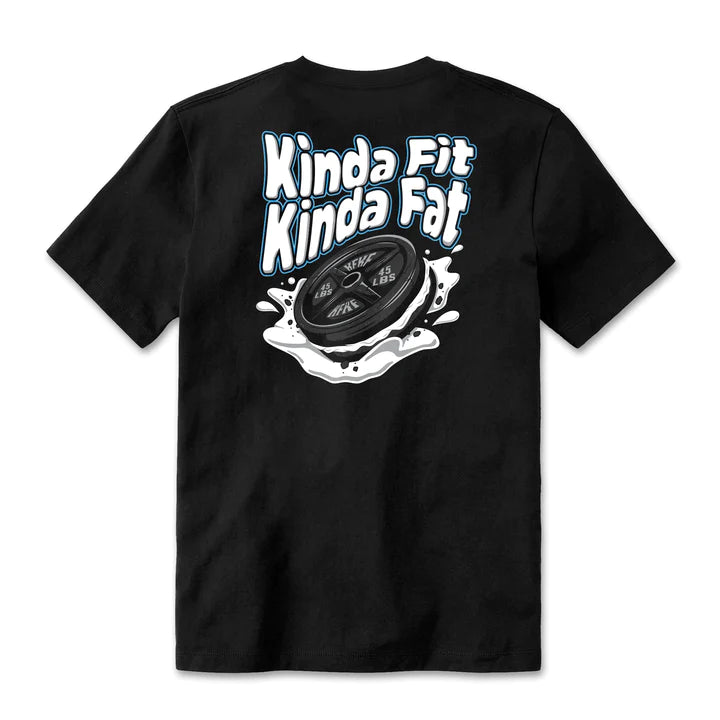 Kinda Fit Kinda Fat Cookie Sandwheych Tee (Black)